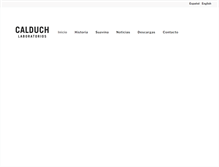 Tablet Screenshot of laboratorioscalduch.com